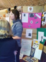 Morgane fait la conférencière